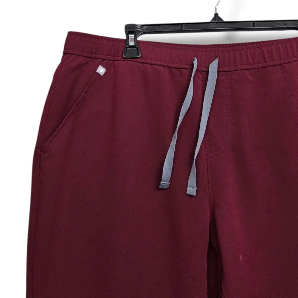 Figs Tansen Jogger Scrub Pants Mens‎ XL STAIN Burgundy MXXSW2004